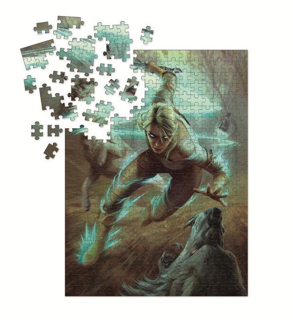 Puzzle Zaklínač 3: Divoký hon - Ciri and the Wolves, 1000 dílků - Obrázek 2